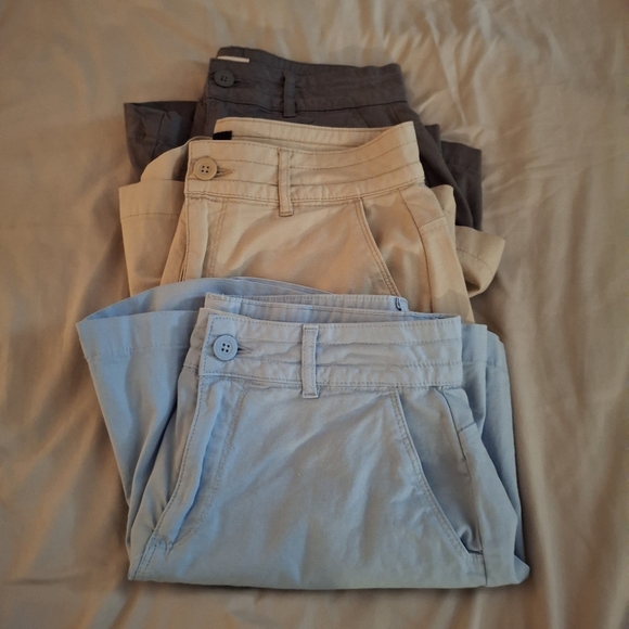 Reel Life Set Of 3 Stylish Women's Shorts Collection - Blue, Beige, Gray - Picture 1 of 13